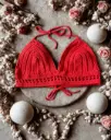 Top en Crochet Rouge