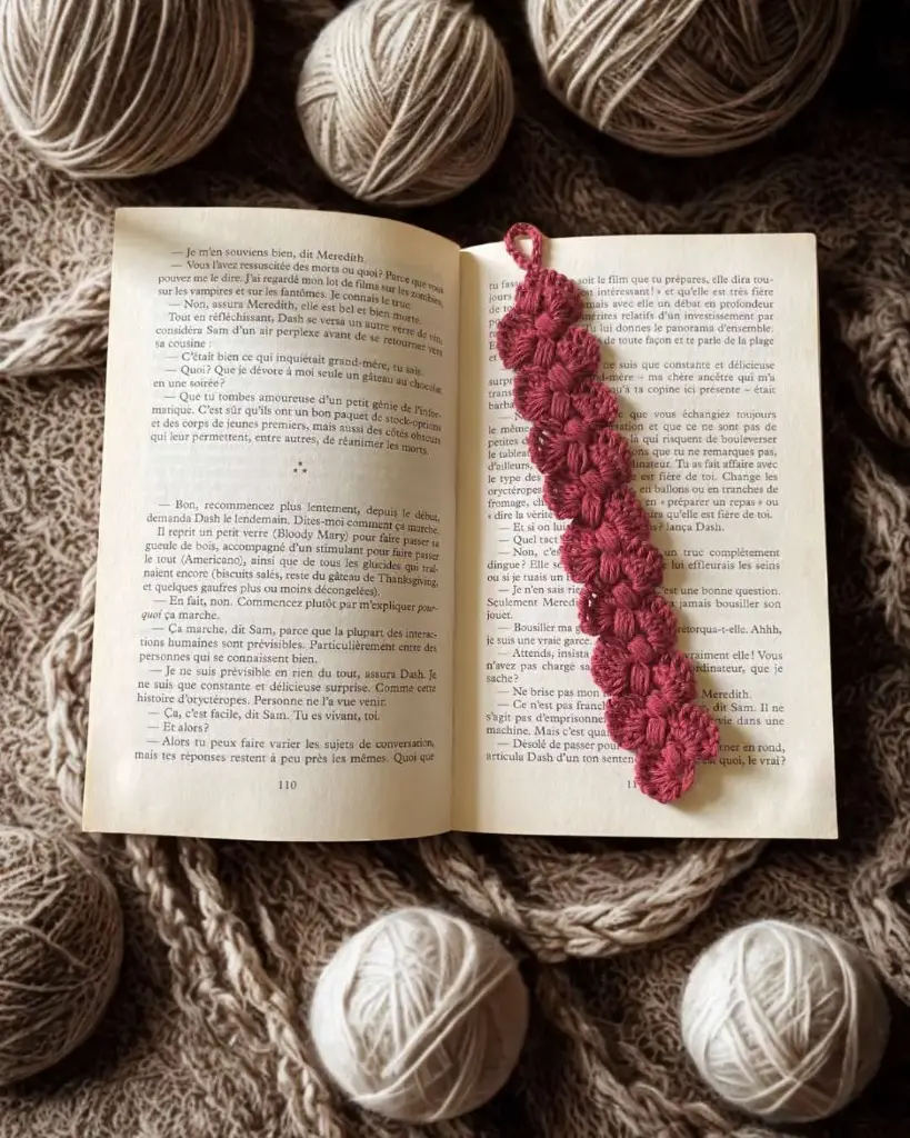 Marque Page en Crochet