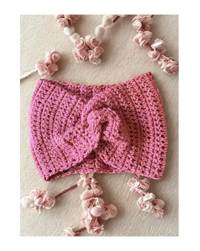 [BANDEAU ROSE] Headband Rose en Crochet