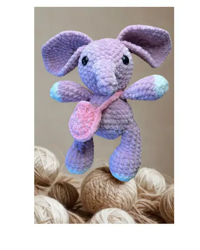 Peluche Éléphant en Crochet