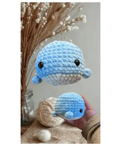Peluche Baleine en Crochet