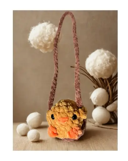 Décoration Rétroviseur Peluche en Crochet