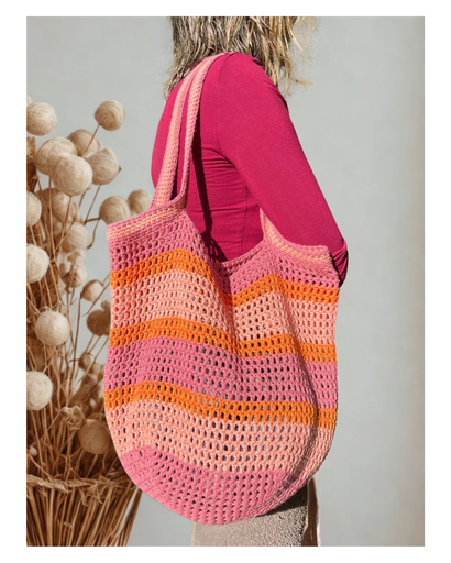 Sac en Filet "Le Calypso" en Crochet